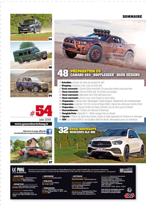 Génération 4x4 N°54 Génération 4x4 N°54
