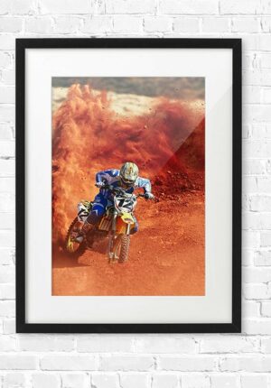 Cadre photo Motocross