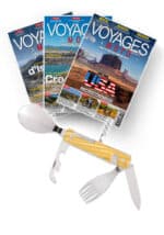 Réabonnement Voyages à Moto + Couverts multifonctions