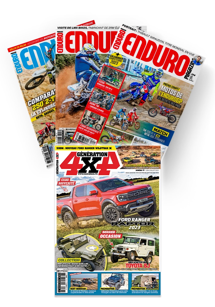 Réabonnement Enduro Magazine + Génération 4x4 Réabonnement Enduro Magazine + Génération 4x4