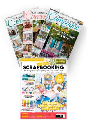Abonnement couplage Maisons à Vivre Campagne et Culture Scrapbooking