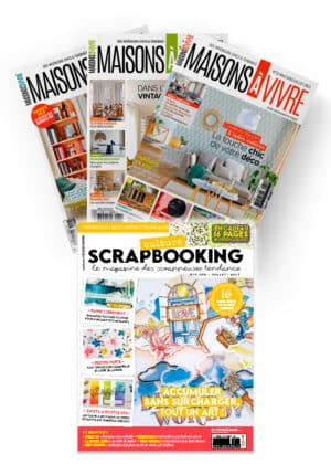 Réabonnement couplage Maisons à Vivre et Culture Scrapbooking