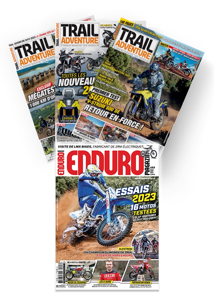 Réabonnement couplage Trail Adventure + Enduromag Réabonnement couplage Trail Adventure + Enduromag