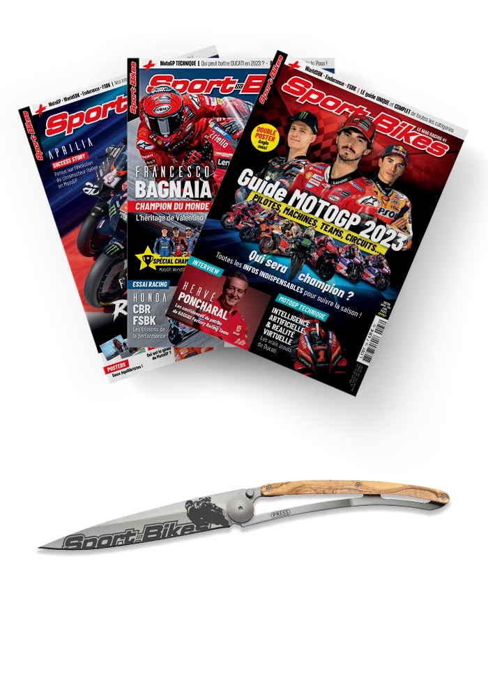 Réabonnement Sport Bikes + Couteau Deejo Réabonnement Sport Bikes + Couteau Deejo
