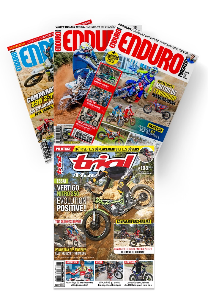 Réabonnement couplage Enduromag + Trial Magazine Réabonnement couplage Enduromag + Trial Magazine