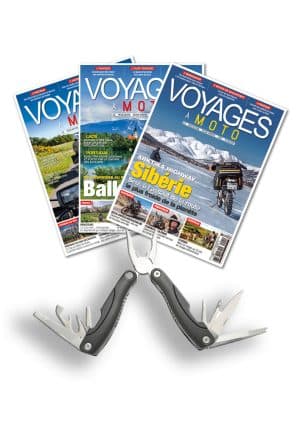 Abonnement Voyages à Moto + Pince multifonction "locker"