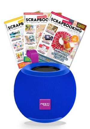 Abonnement Culture Scrapbooking + enceinte bluetooth