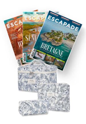 Abonnement Escapade Magazine + set de trousses de toilette