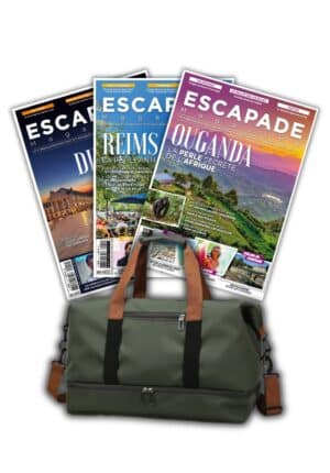Escapade Magazine + sac de voyage
