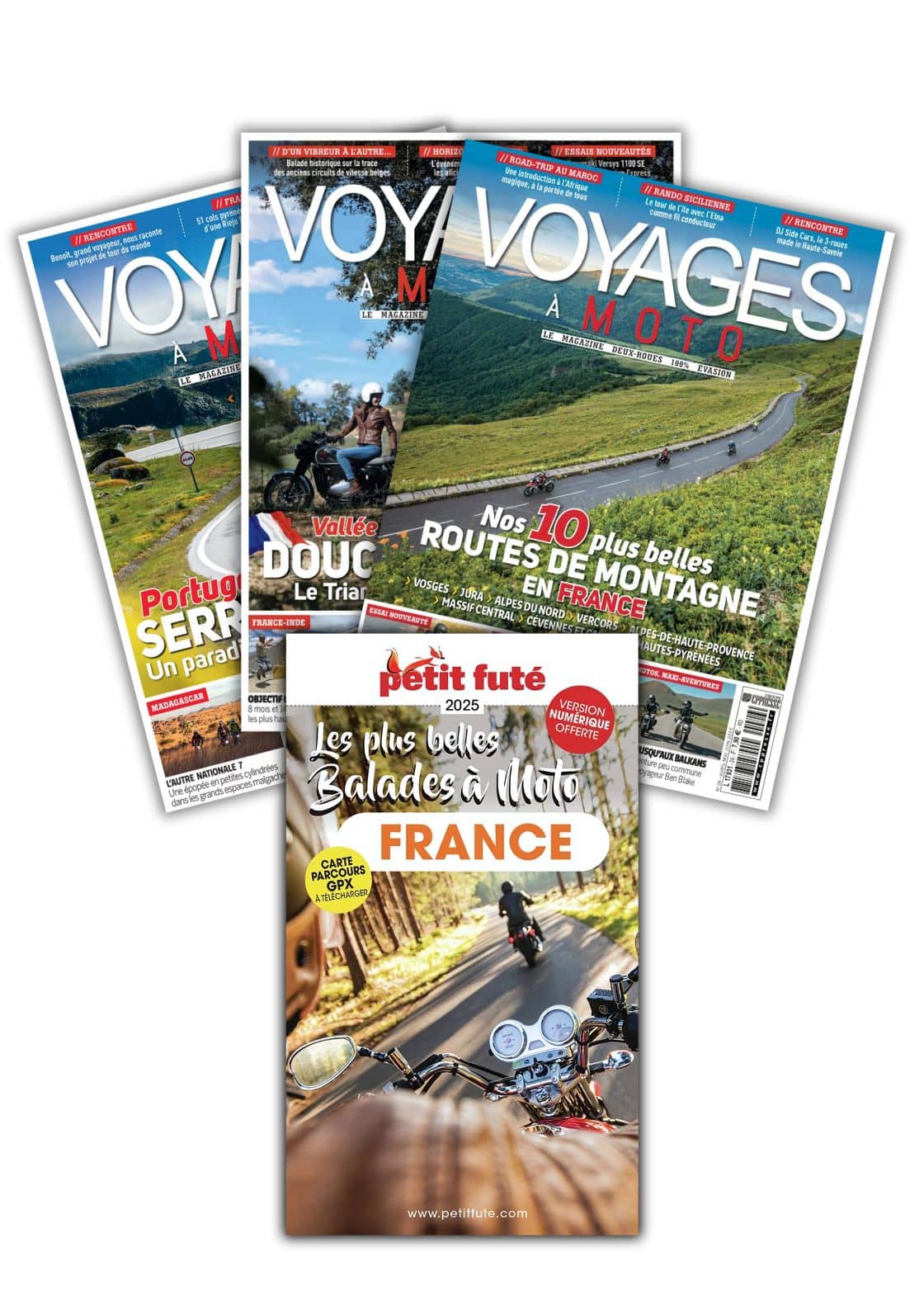 Abonnement Voyage à Moto + Guide Petit Futé 2025