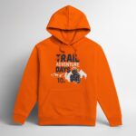 Sweat à capuche orange TAD25