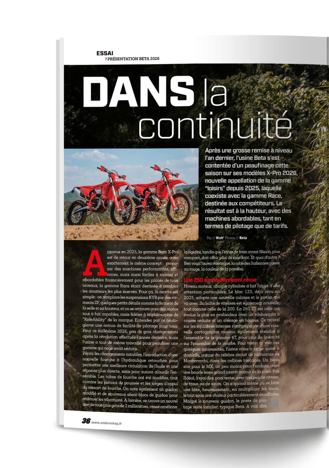 Escapade Magazine n°136 Page 36 - Enduro Magazine n°136