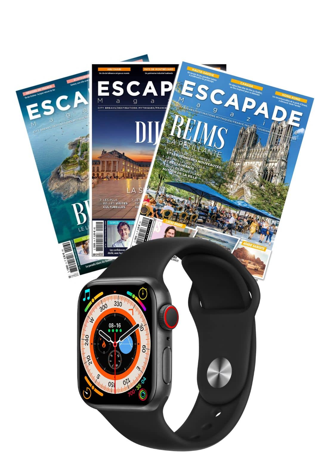 Escapade Magazine montre connectée