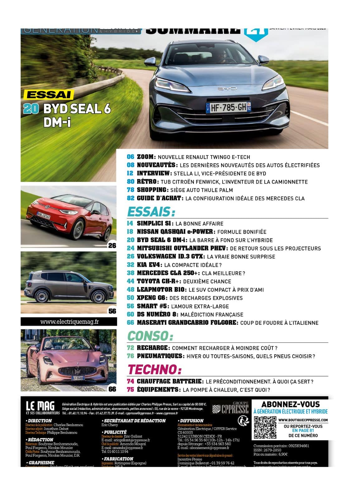 Sommaire Génération Électrique & Hybride n°21